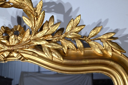 Spiegel aus vergoldetem Holz, Stil Louis XVI - 2. Teil 19.
