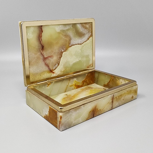 1960s Astonishing Box in Onyx. Made in Italy