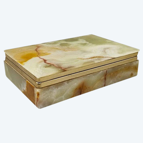 1960s Astonishing Box in Onyx. Made in Italy