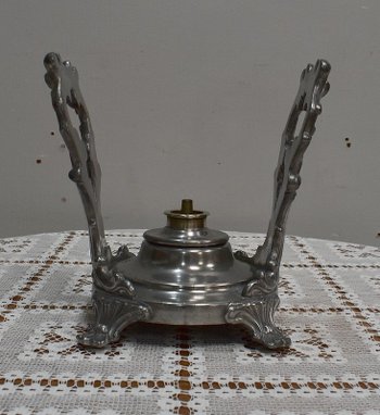 Samovar en Cuivre Argenté, style Louis XV - 2ème moitié du XIXe