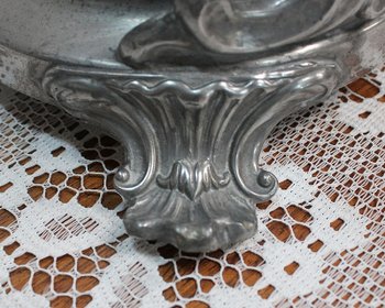 Samovar en Cuivre Argenté, style Louis XV - 2ème moitié du XIXe
