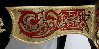 Table de Jeux en Marqueterie `Boulle`, époque Napoléon III - Milieu XIXe