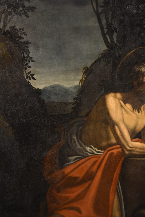 Heiliger Hieronymus Büßer, Hendrick De Somer Dit Enrico Fiammingo (Lokeren 1602 - Neapel 1655)