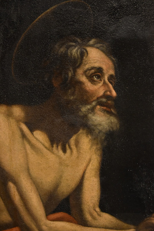 Heiliger Hieronymus Büßer, Hendrick De Somer Dit Enrico Fiammingo (Lokeren 1602 - Neapel 1655)