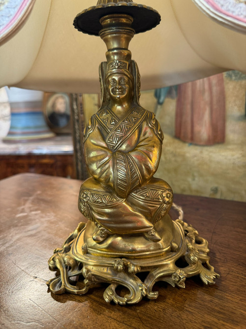 PAIRE DE LAMPES A POSER STYLES LOUIS XV