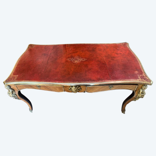 BUREAU PLAT DE STYLE LOUIS XV