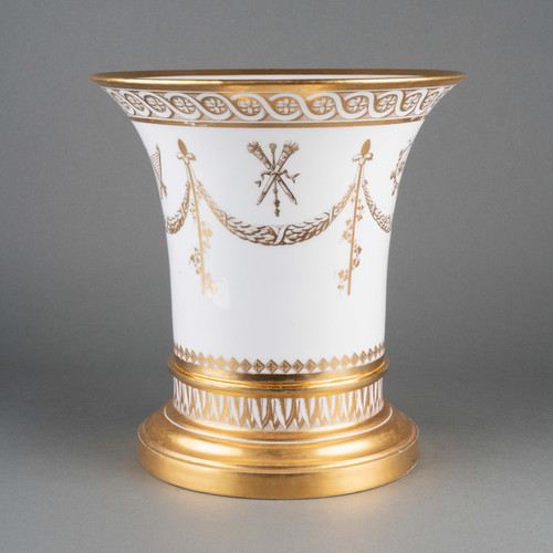 Cache-pot en porcelaine de Sèvres d’époque Empire 