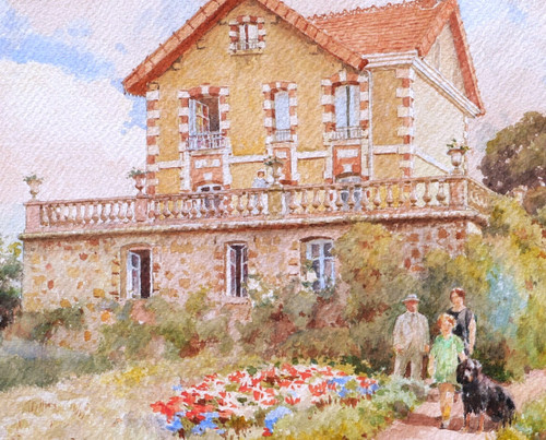 A. BOURY, Eine glückliche Familie