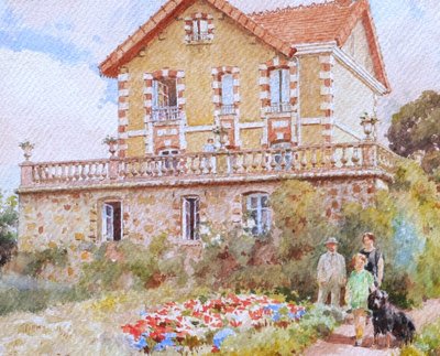 A. BOURY, Une famille heureuse