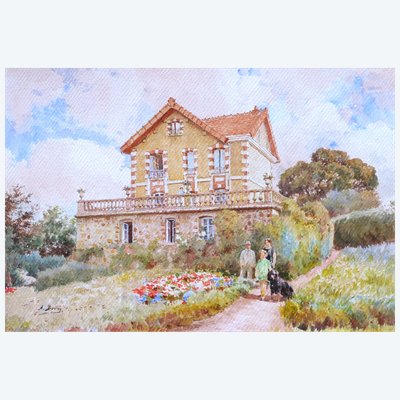 A. BOURY, Une famille heureuse