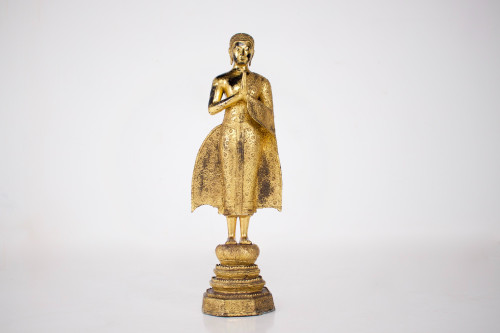 Adorante in bronzo dorato, Rattanakosin.