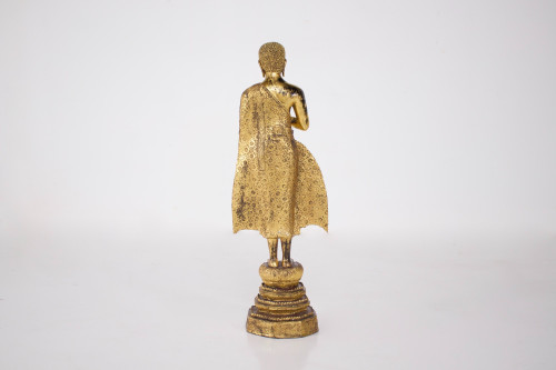 Adorante in bronzo dorato, Rattanakosin.