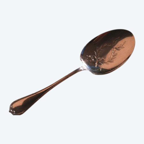 Antique Christofle ice cream scoop model Rubans