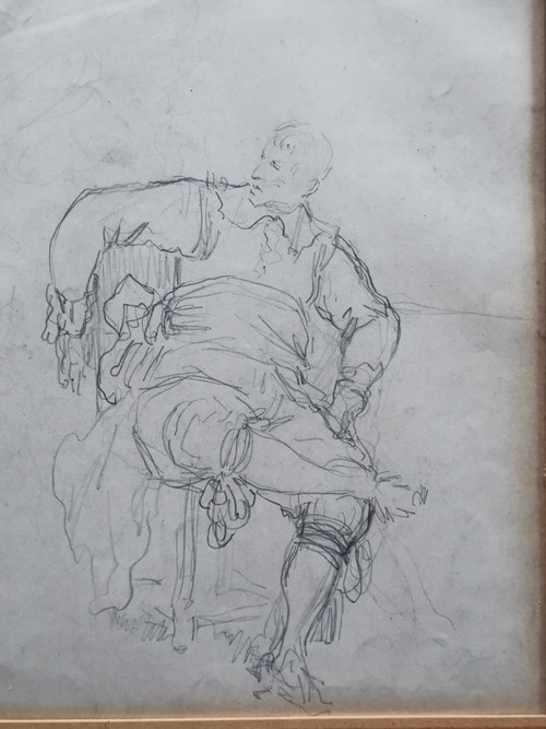 Disegno di moschettiere di F Roybet