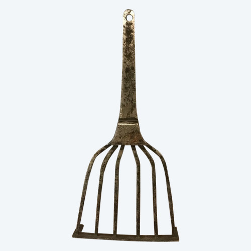Antique 19th century wrought iron meat grill