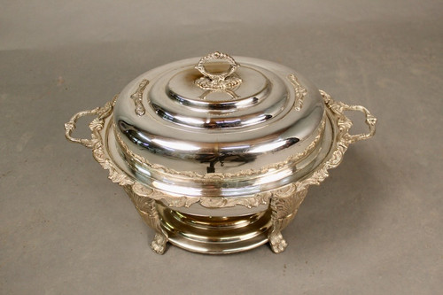 Bain Marie En Métal Argenté
