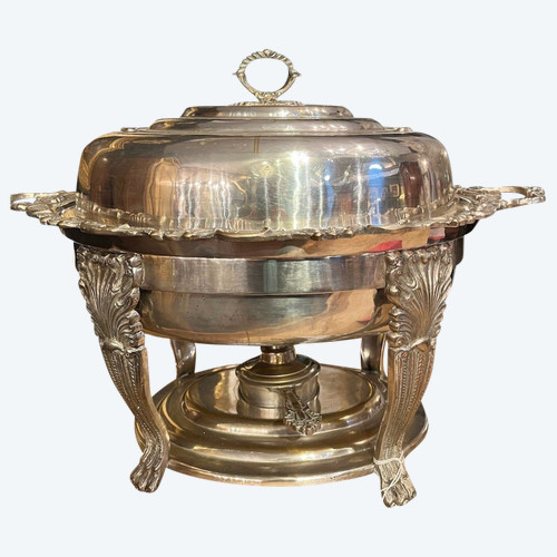 Bain Marie En Métal Argenté