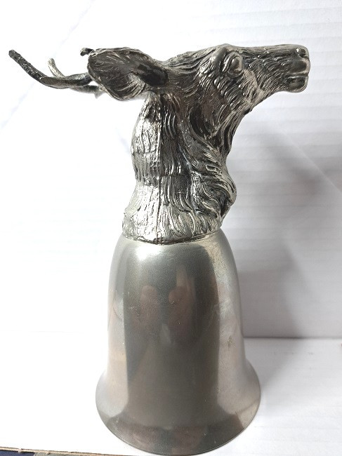 Sculpture Mauro Manetti Italy 1 goblet Deer ice bowl year 60