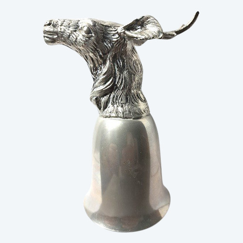 Sculpture Mauro Manetti Italy 1 goblet Deer ice bowl year 60
