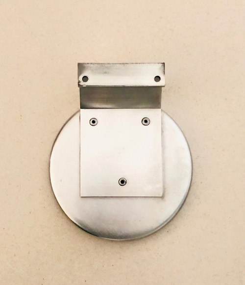 Maniglia per porta in ceramica e alluminio, Francia 1970