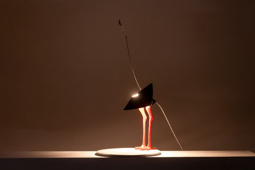 Ingo Maurer. Lampe modèle « Bibibibi ». Années 1980.