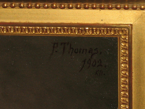 Paul Thomas (1859-1940) portrait d'un homme de loi Oil on canvas signed and dated 1902