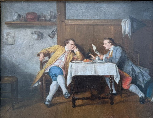 Meissonier (attribué) - La Confidence