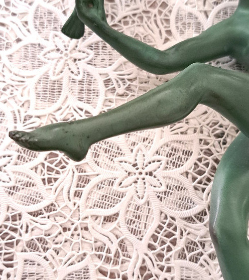 Art Deco sculpture by Marcel-André Bouraine (1886 - 1948) known as Briand