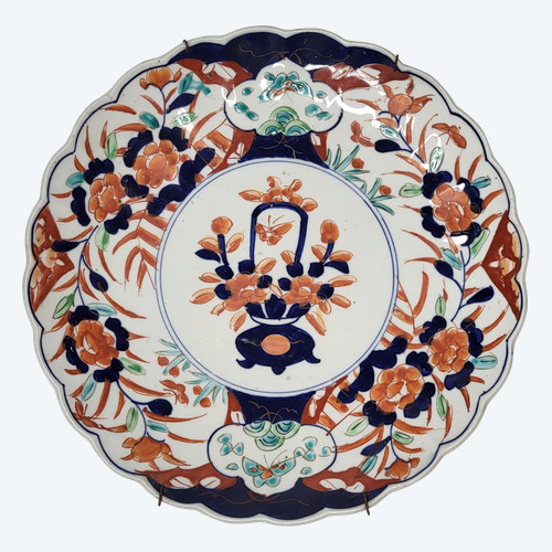 Piatto in porcellana Imari - Giappone - XIX secolo