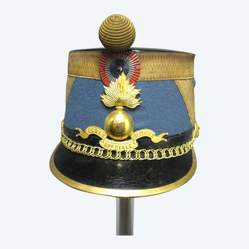 Shako, Officer Instructor of the Special Military School of Saint Cyr.
