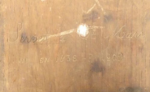 Paire Panneaux Bois Sculpté Toilette Naissance Vénus De Vinci Servet XXème