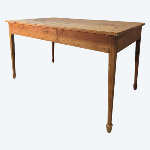 Table à manger en sapin 1900