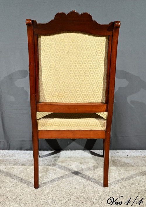 Fauteuil de Bureau en Acajou, époque Restauration – Début XIXe