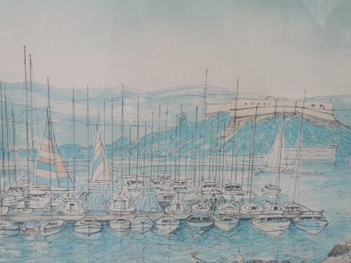 Rolf RAFFLEWSKI - The old port of Marseille