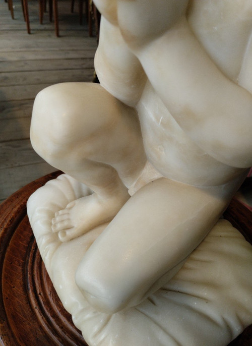 Praying Child - Alabaster - Florence - Luigi Pampaloni (1791-1847)