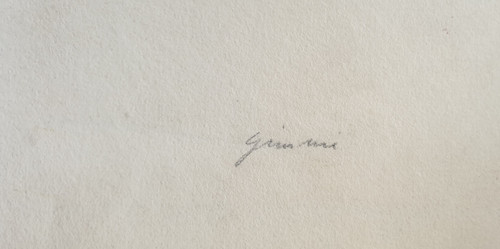 Wilhelm GIMMI - Studie einer länglichen nackten Gemme