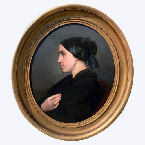 Profile of Woman of Baumes Amédée (182/?)