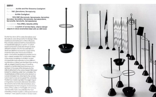 Portaombrelli “Servopluvio” di Achille Castiglioni per Flos, Italia anni '60