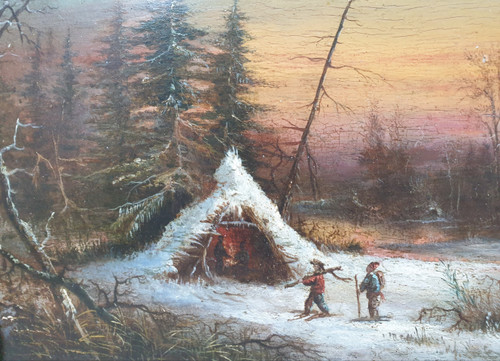 Edouard FEREY - La baita nella neve
