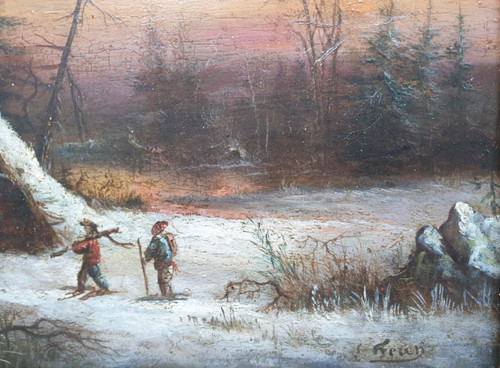 Edouard FEREY - La baita nella neve