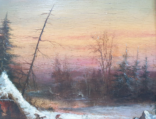 Edouard FEREY - La baita nella neve