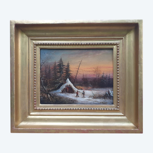 Edouard FEREY - La baita nella neve