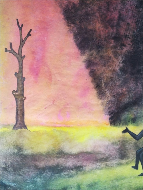 Jorge Soteras l'Etoile Du Berger Aquarell 20.