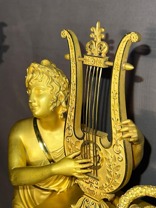 Gilt bronze mantelpiece Charles X period.