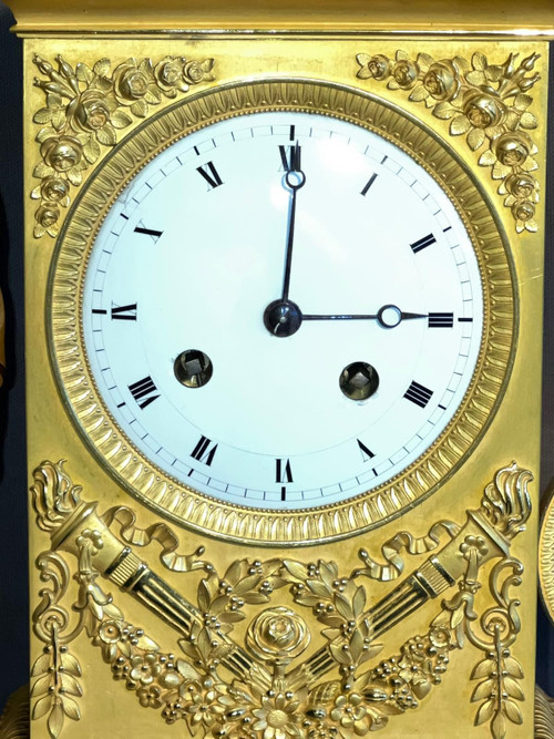 Gilt bronze mantelpiece Charles X period.