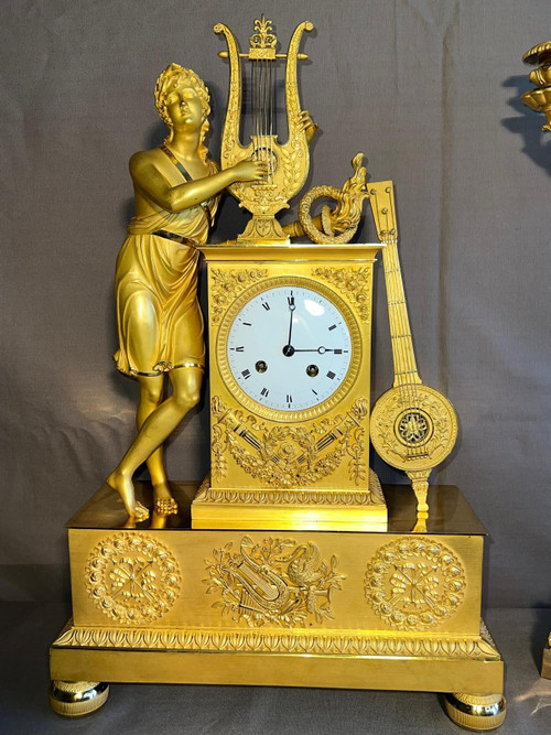 Gilt bronze mantelpiece Charles X period.
