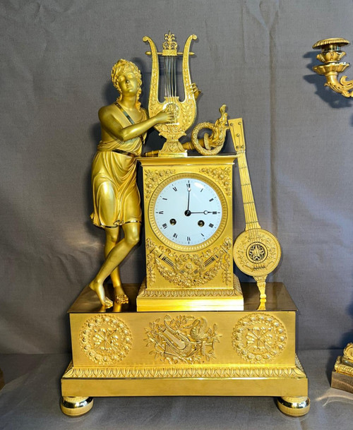 Gilt bronze mantelpiece Charles X period.
