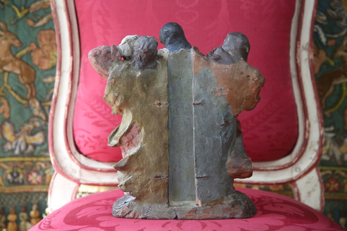 Groupe de femmes, terre cuite, Italie XVIIIes