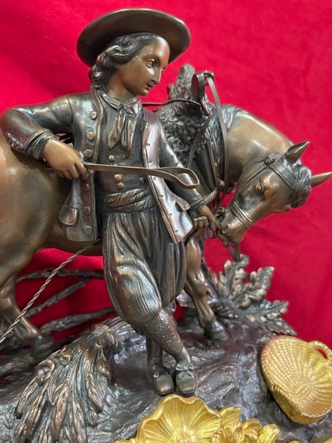 Gilt bronze clock, Napoleon III period