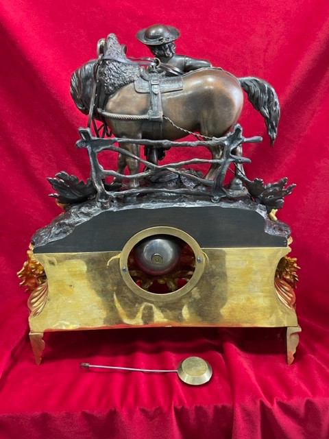 Gilt bronze clock, Napoleon III period